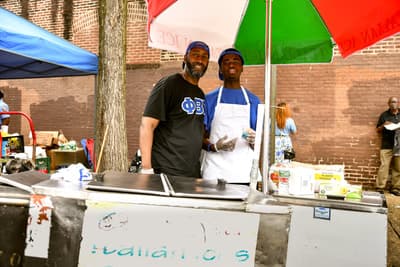 Festival food vendors